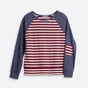 LOVEAPELLA Malbec Elbow Patch Knit